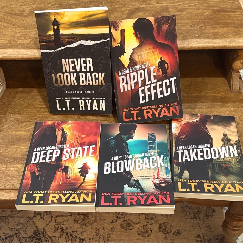 L.T. Ryan Thriller Book Set / Never‎ look back/ripple
Effect